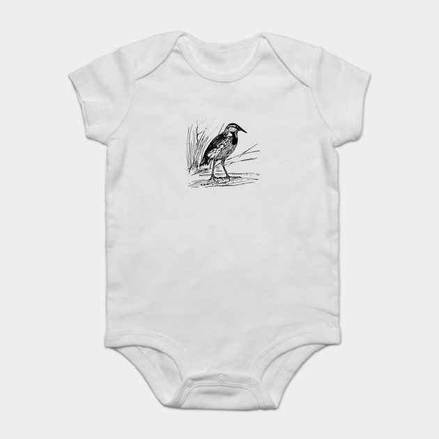 Englischstarling Baby Bodysuit by linesdesigns